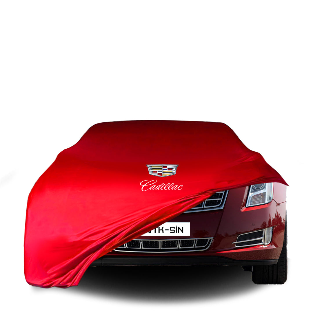 Cadillac XTS (2012-2019) Indoor Car Cover Custom Fit, Black, Gray, Blue, Red Color
