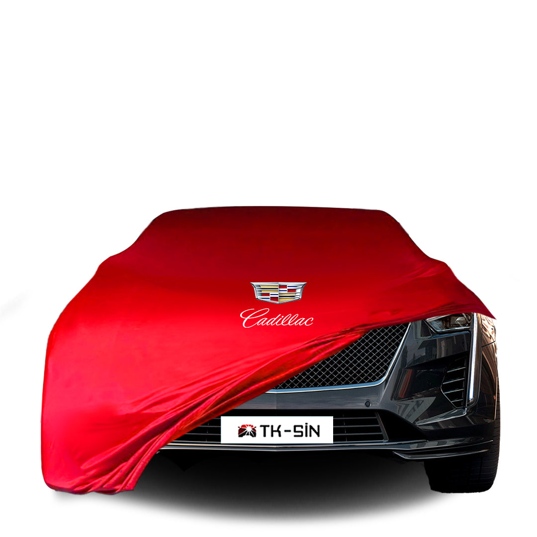 Cadillac CT4 (2019) Indoor Car Cover Custom Fit, Black, Gray, Blue, Red Color