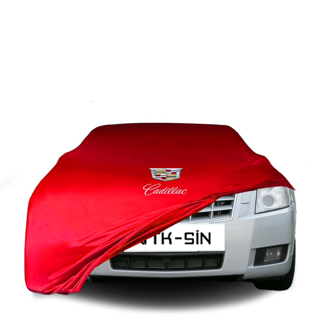 Cadillac BLS (2006-2010) Indoor Car Cover Custom Fit, Black, Gray, Blue, Red Color
