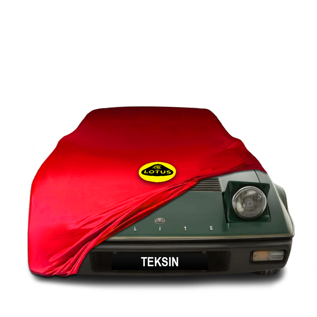 Lotus Elite (1974-1982) Indoor Car Cover Custom Fit, Black, Gray, Blue, Red Color
