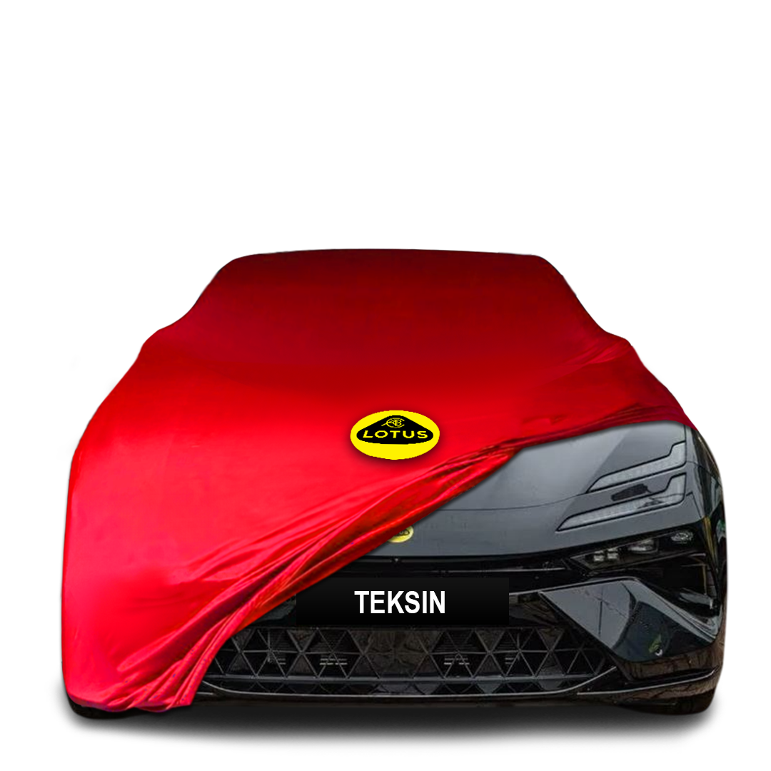 Lotus Emeya (2024-) Indoor Car Cover Custom Fit, Black, Gray, Blue, Red Color