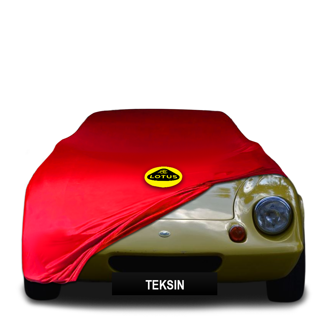 Lotus Europa (1970-2010) Indoor Car Cover Custom Fit, Black, Gray, Blue, Red Color