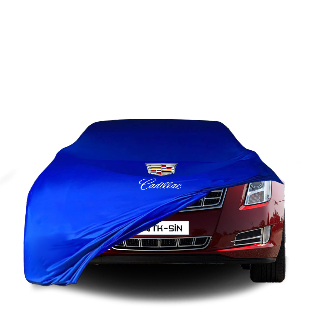 Cadillac XTS (2012-2019) Indoor Car Cover Custom Fit, Black, Gray, Blue, Red Color