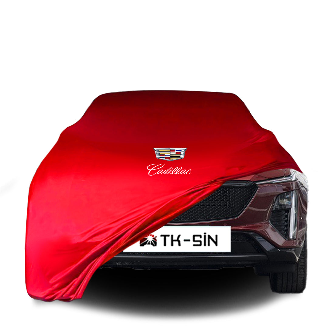 Cadillac GT4 (2023-) Indoor Car Cover Custom Fit, Black, Gray, Blue, Red Color