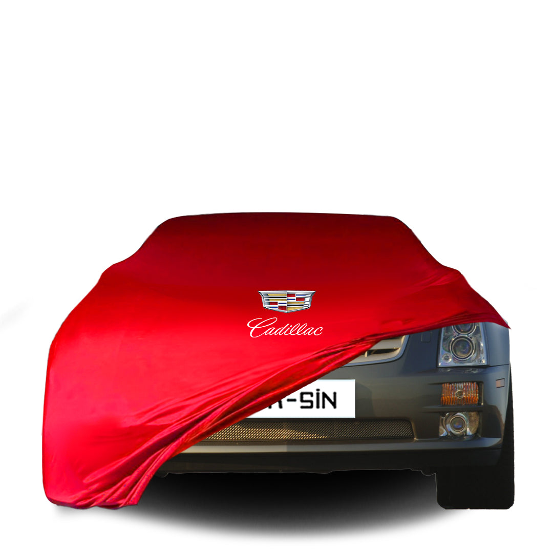 Cadillac STS (2004-2011) Indoor Car Cover Custom Fit, Black, Gray, Blue, Red Color