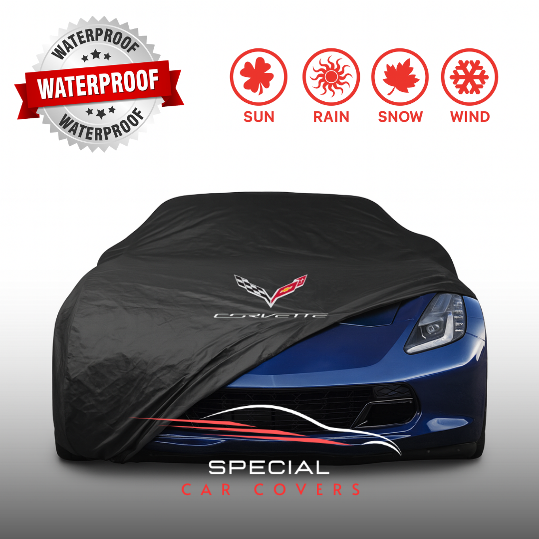 Corvette C7 Outdoor Car Cover – Waterproof & Custom Fit