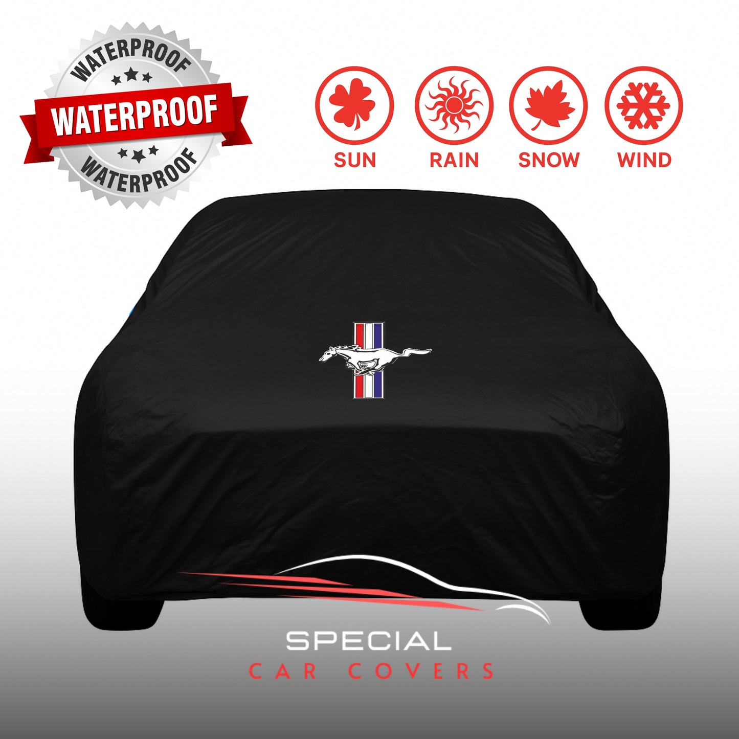 Mustang Outdoor Car Cover – Waterproof & Custom Fit