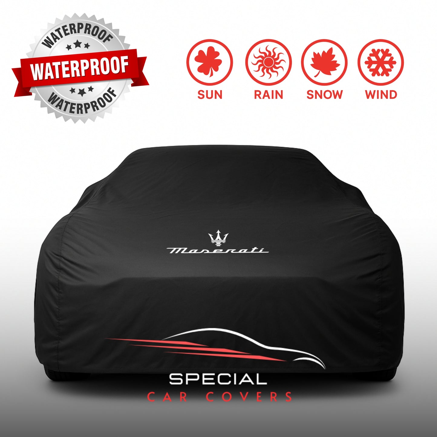 Maserati Outdoor Car Cover – Waterproof & Custom Fit