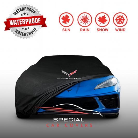 Corvette C8 Outdoor Car Cover – Waterproof & Custom Fit