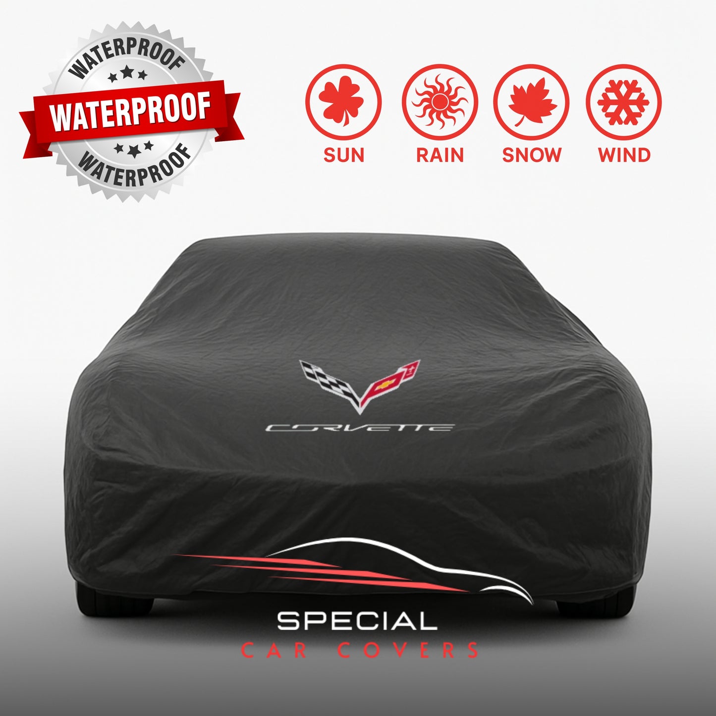 Corvette Outdoor Car Cover – Waterproof & Custom Fit