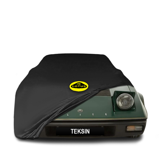 Lotus Elite (1974-1982) Indoor Car Cover Custom Fit, Black, Gray, Blue, Red Color