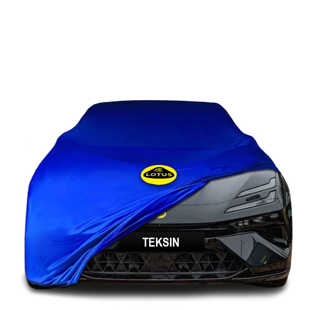 Lotus Emeya (2024-) Indoor Car Cover Custom Fit, Black, Gray, Blue, Red Color