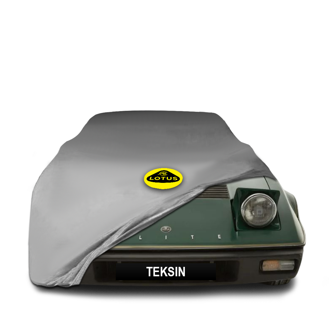 Lotus Elite (1974-1982) Indoor Car Cover Custom Fit, Black, Gray, Blue, Red Color