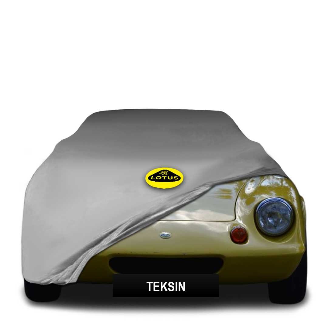 Lotus Europa (1970-2010) Indoor Car Cover Custom Fit, Black, Gray, Blue, Red Color